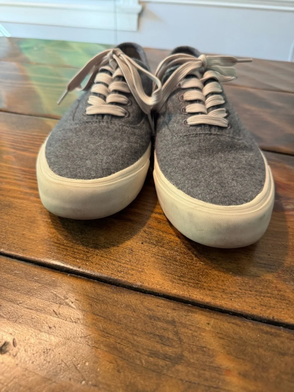 Seavees mens sixty six wool flannel sneakers charcoal Size 9.5